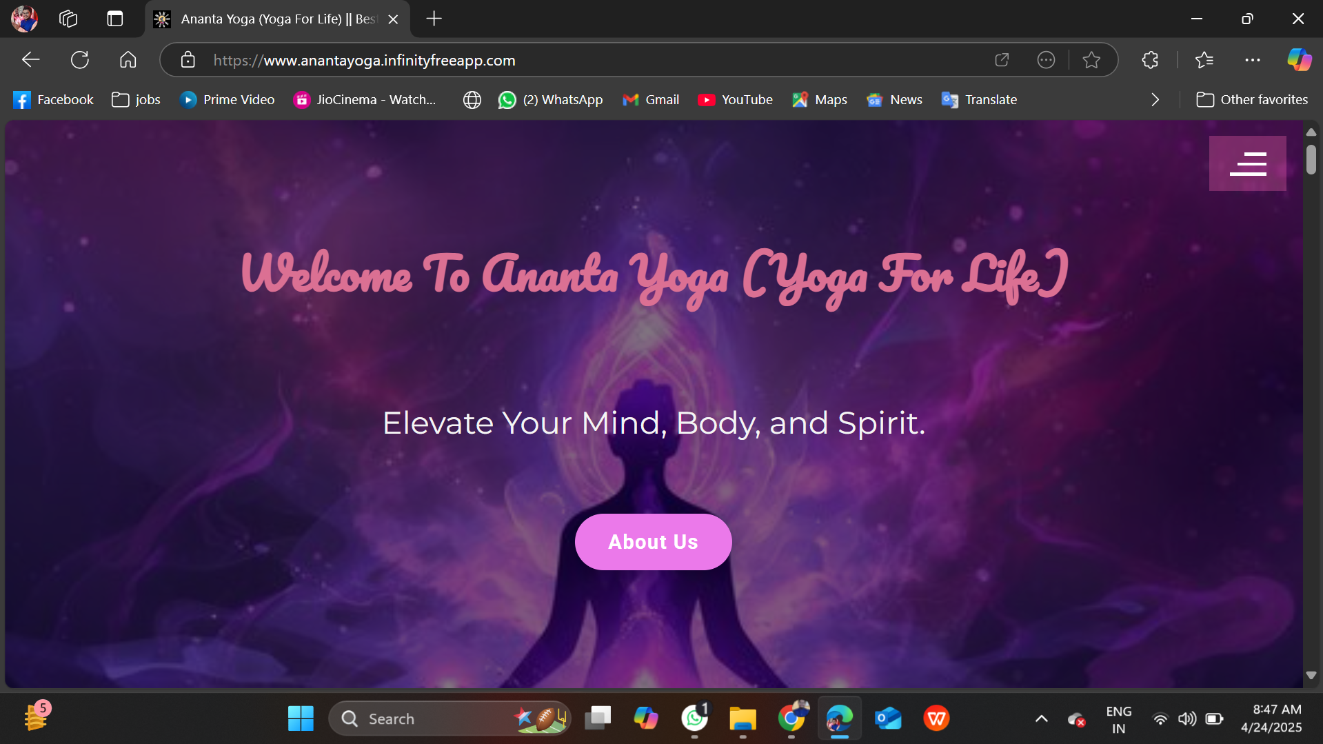 Dashboard Project - Ananta Yoga